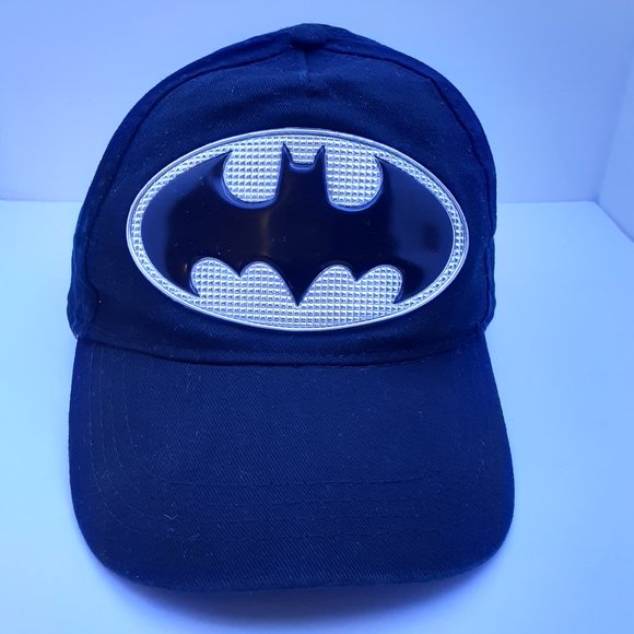ai The Dark Knight Batman Chrome Oval Signal Cap Hat 2017 - Picture 1 of 8
